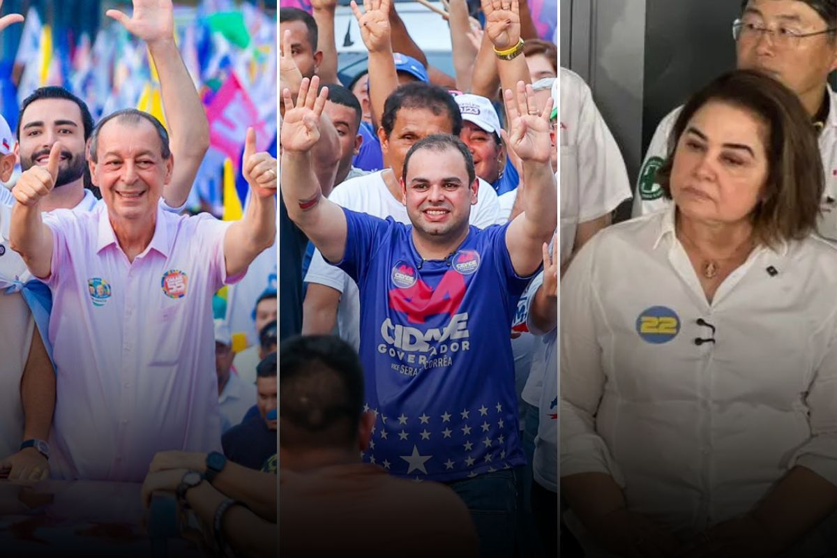 Arte com os números da pesquisa Ipen/G6 para o Governo do Amazonas.
