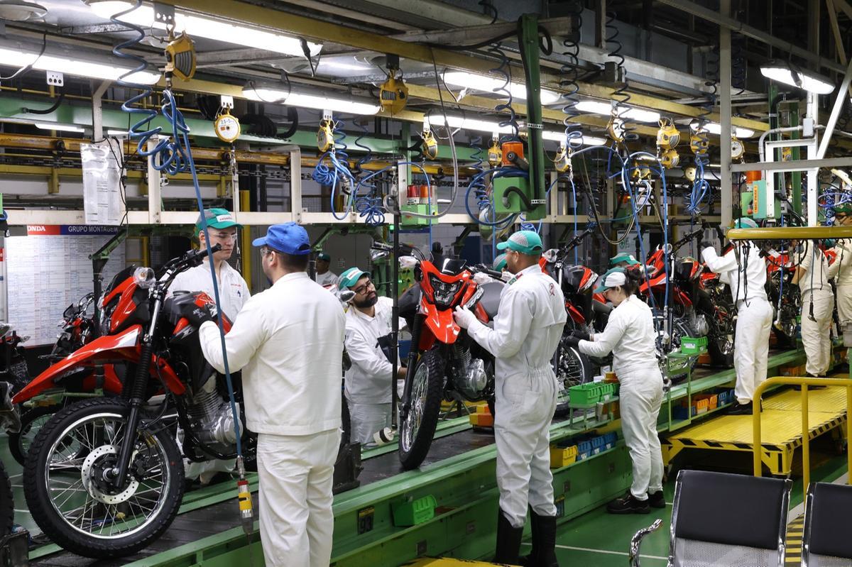 Produção de motocicletas em Manaus alcança melhor resultado para o período desde 2008.