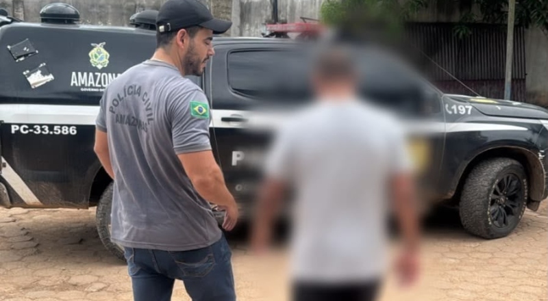 Homem preso suspeito de feminicídio em Lábrea após morte da companheira.